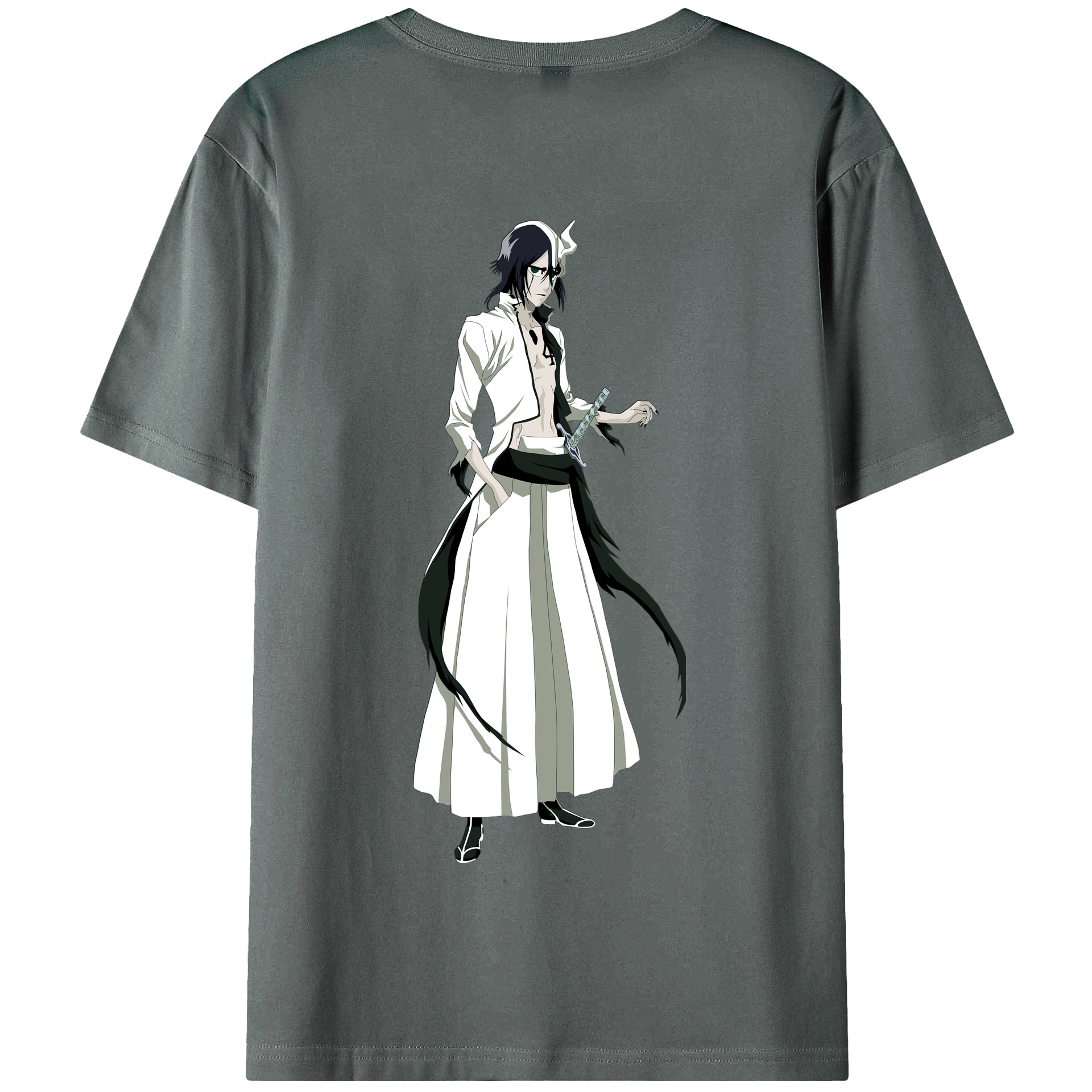 （画像用） ブリーチ ウルキオラ·シファー BLEACH Ulquiorra cifer 綿100％半袖Tシャツ（背面プリント）